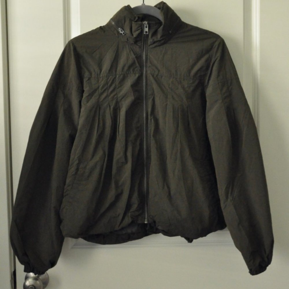 American Eagle Puffy Olive Green Windbreaker, XS